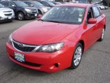 2009 Lightning Red Subaru Impreza 2.5i Sedan #61761100