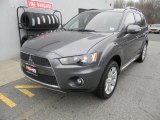 2010 Graphite Gray Pearl Mitsubishi Outlander SE 4WD #61761522