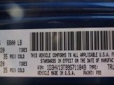2009 Ram 1500 Color Code for Deep Water Blue Pearl - Color Code: PBS