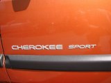 2001 Jeep Cherokee Sport Marks and Logos