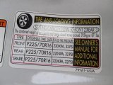 2008 Suzuki Grand Vitara XSport 4x4 Info Tag