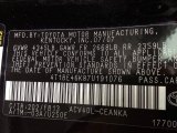 2007 Camry Color Code for Black - Color Code: 202