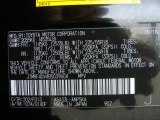 2011 RAV4 Color Code for Black - Color Code: 202