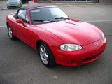 2002 Classic Red Mazda MX-5 Miata Roadster #61760846