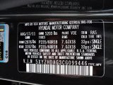 2012 Santa Fe Color Code for Black Forest Green - Color Code: V3E