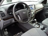2012 Hyundai Santa Fe SE V6 AWD Gray Interior
