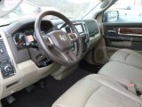 2009 Dodge Ram 1500 Laramie Quad Cab 4x4 Light Pebble Beige/Bark Brown Interior