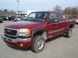 2005 Sport Red Metallic GMC Sierra 2500HD SLE Extended Cab 4x4 #61761347