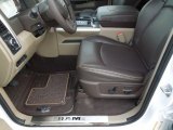 2012 Dodge Ram 1500 Laramie Longhorn Crew Cab 4x4 Light Pebble Beige/Bark Brown Interior