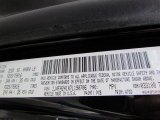 2007 Wrangler Color Code for Black - Color Code: PX8