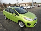Lime Squeeze Metallic Ford Fiesta in 2012