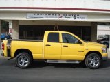 2008 Detonator Yellow Dodge Ram 1500 Big Horn Edition Quad Cab 4x4 #61761265