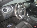 2011 Ford Mustang Shelby GT500 SVT Performance Package Convertible Charcoal Black Interior