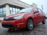 2011 Sangria Red Metallic Ford Focus SES Sedan #61833199