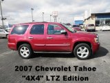 2007 Sport Red Metallic Chevrolet Tahoe LTZ 4x4 #61833450