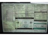 2012 BMW 5 Series 550i Sedan Window Sticker