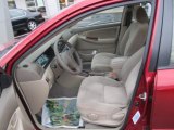 2003 Toyota Corolla LE Pebble Beige Interior