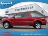 2012 Red Candy Metallic Ford F150 Lariat SuperCrew 4x4 #61863405