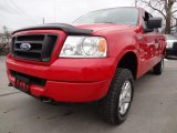 2005 Bright Red Ford F150 STX SuperCab 4x4 #61868360