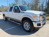 2012 Oxford White Ford F350 Super Duty Lariat Crew Cab 4x4 #61868750