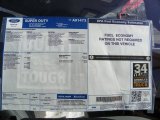 2012 Ford F350 Super Duty XLT Regular Cab 4x4 Window Sticker