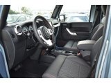 2012 Jeep Wrangler Unlimited Sahara Arctic Edition 4x4 Black with Polar White Accents/Orange Stitching Interior