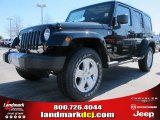 2012 Black Forest Green Pearl Jeep Wrangler Unlimited Sahara 4x4 #61868278