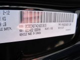 2012 300 Color Code for Gloss Black - Color Code: PX8