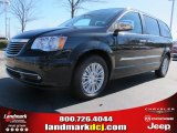 2012 Brilliant Black Crystal Pearl Chrysler Town & Country Touring - L #61868275