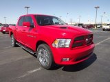 2012 Dodge Ram 1500 Sport Crew Cab 4x4 Front 3/4 View