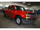 2003 Victory Red Chevrolet Silverado 1500 LS Extended Cab #61868638