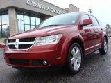 2009 Inferno Red Crystal Pearl Dodge Journey SXT AWD #61868228