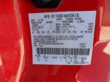 2008 F250 Super Duty Color Code for Red - Color Code: F1