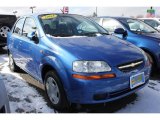 2004 Bright Blue Metallic Chevrolet Aveo Sedan #61908355