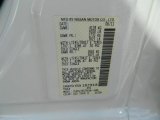 2012 NV Color Code for Blizzard White - Color Code: Q10