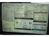 2012 BMW 5 Series 550i Sedan Window Sticker