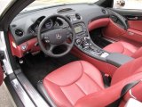 2008 Mercedes-Benz SL 550 Roadster Red Interior