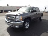 2012 Graystone Metallic Chevrolet Silverado 1500 LT Crew Cab 4x4 #61908299