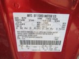 2008 F150 Color Code for Redfire Metallic - Color Code: G2