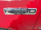 2006 Ford F350 Super Duty XL Regular Cab 4x4 Dump Truck Marks and Logos
