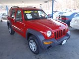 2004 Flame Red Jeep Liberty Sport 4x4 #61966827
