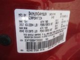 2004 PT Cruiser Color Code for Inferno Red Pearlcoat - Color Code: PEL