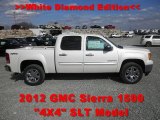 2012 White Diamond Tricoat GMC Sierra 1500 SLT Crew Cab 4x4 #61967121