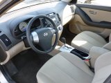 2008 Hyundai Elantra GLS Sedan Beige Interior
