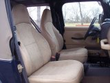 2001 Jeep Wrangler SE 4x4 Camel Interior