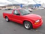 2001 Victory Red Chevrolet S10 LS Regular Cab #61966224