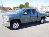 2012 Blue Granite Metallic Chevrolet Silverado 1500 LT Extended Cab 4x4 #61966964