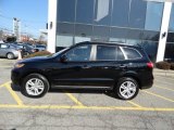 Phantom Black Metallic Hyundai Santa Fe in 2010