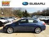 2012 Marine Blue Pearl Subaru Impreza 2.0i Premium 4 Door #62036269