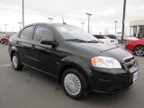 2009 Black Granite Metallic Chevrolet Aveo LT Sedan #62036622